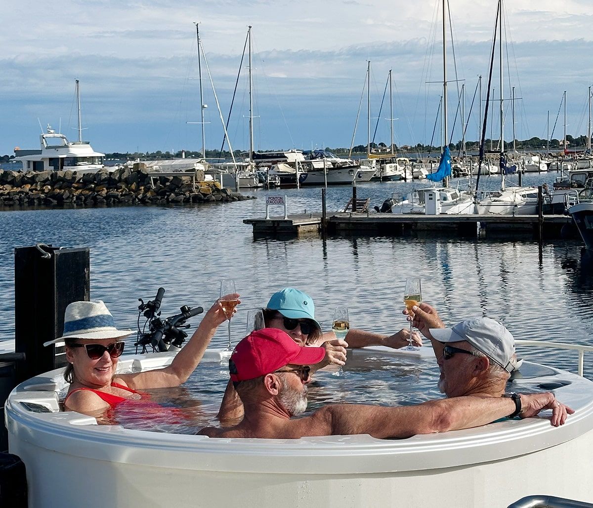 celebrate on Johanna Barge